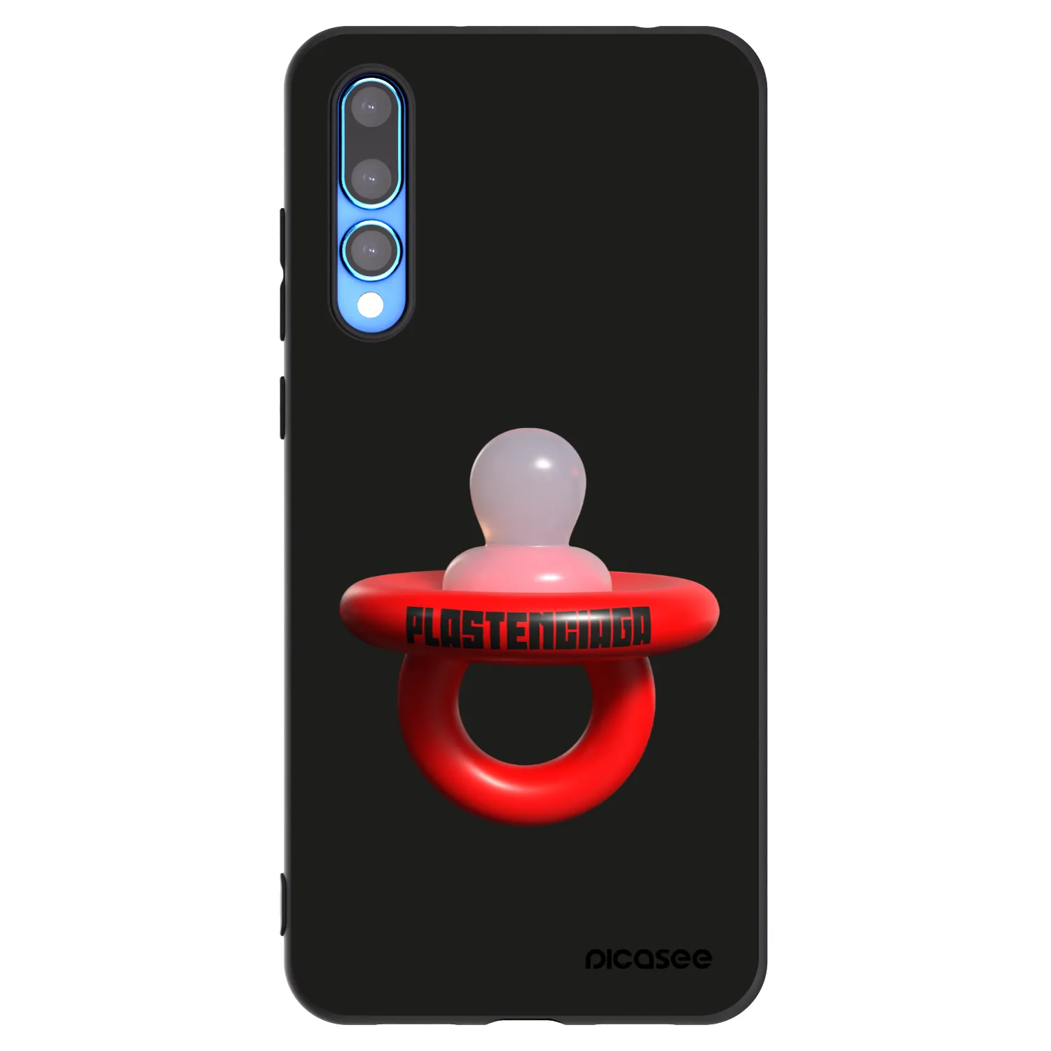 Picasee silikonowe czarne etui na Huawei P20 Pro - Le Dudel