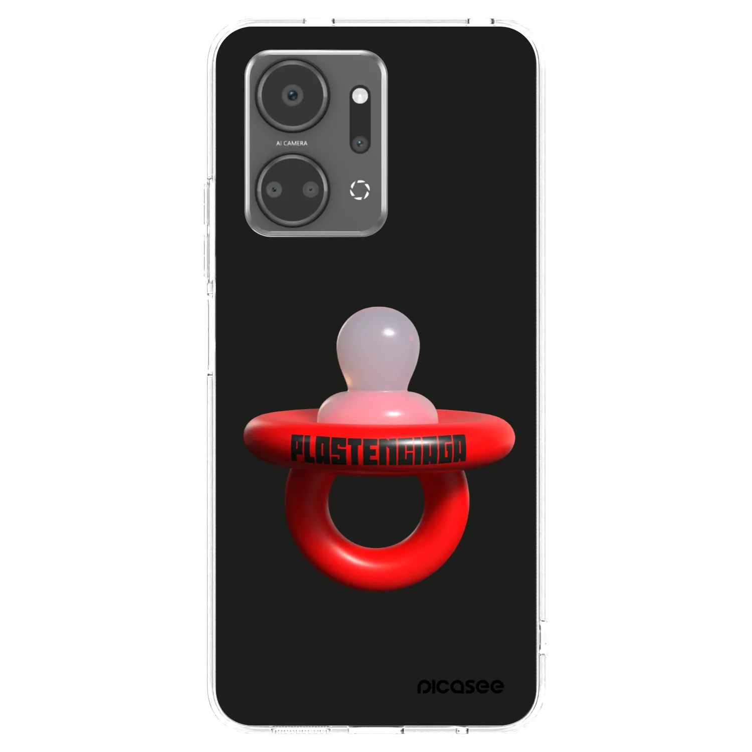 Picasee silikonowe przeźroczyste etui na Honor X7a - Le Dudel