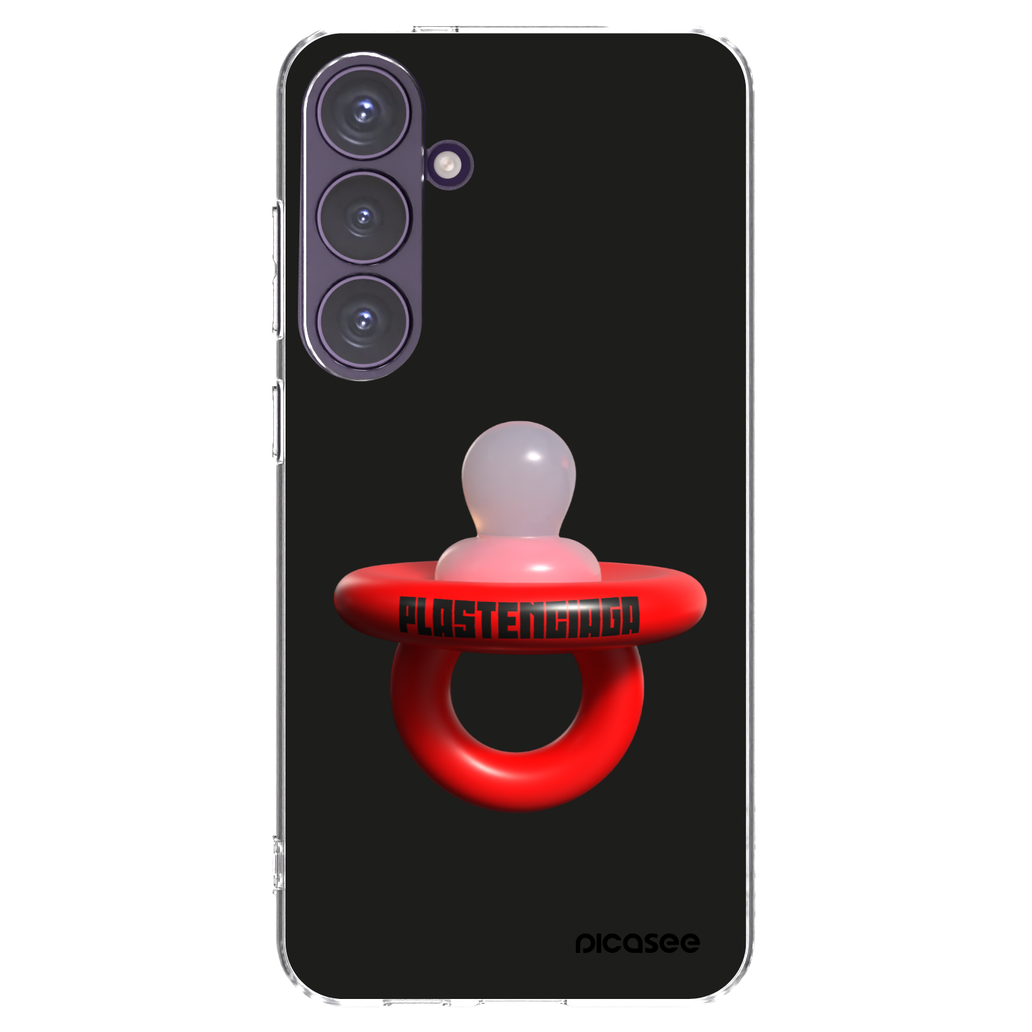 Picasee silikonowe przeźroczyste etui na Samsung Galaxy S24+ S926B 5G - Le Dudel