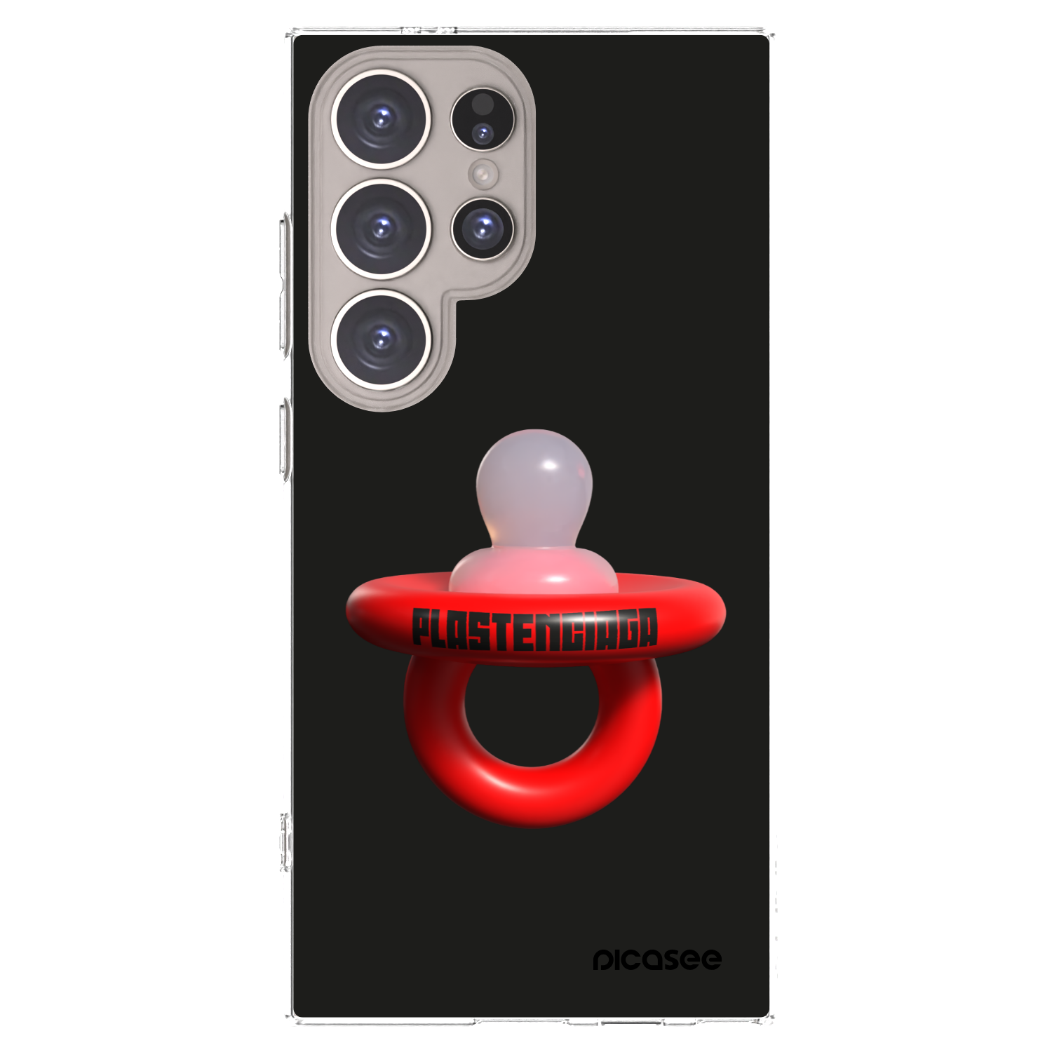 Picasee silikonowe przeźroczyste etui na Samsung Galaxy S24 Ultra S928B 5G - Le Dudel