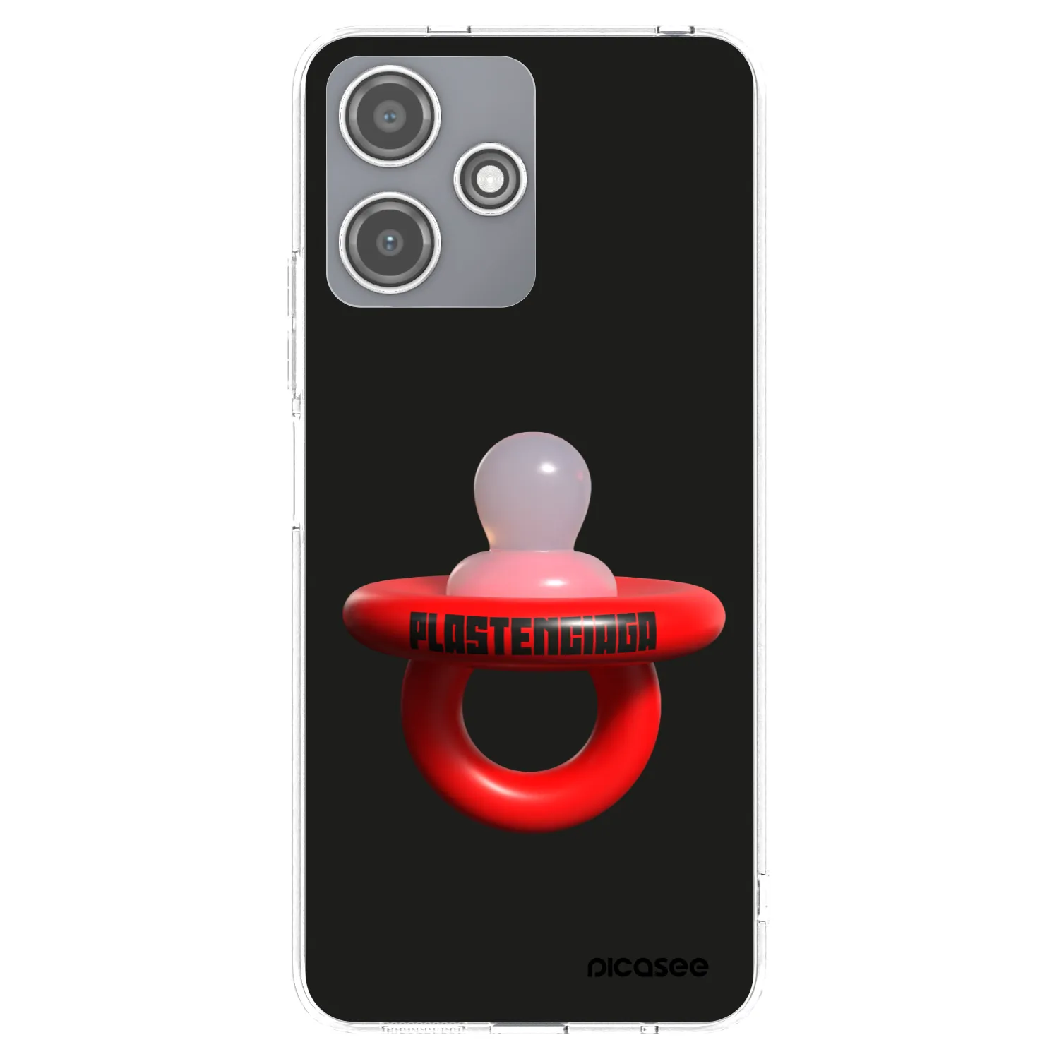 Picasee silikonowe przeźroczyste etui na Xiaomi Redmi 12 5G - Le Dudel