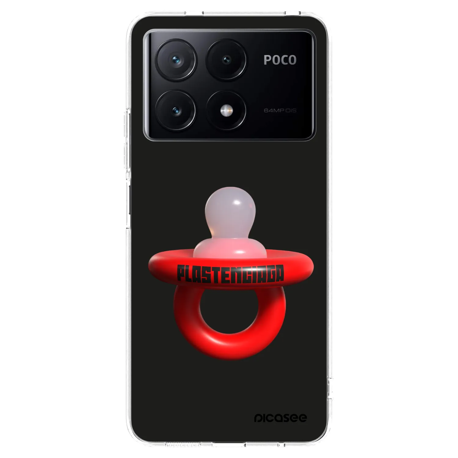 Picasee silikonowe przeźroczyste etui na Xiaomi Poco X6 Pro - Le Dudel