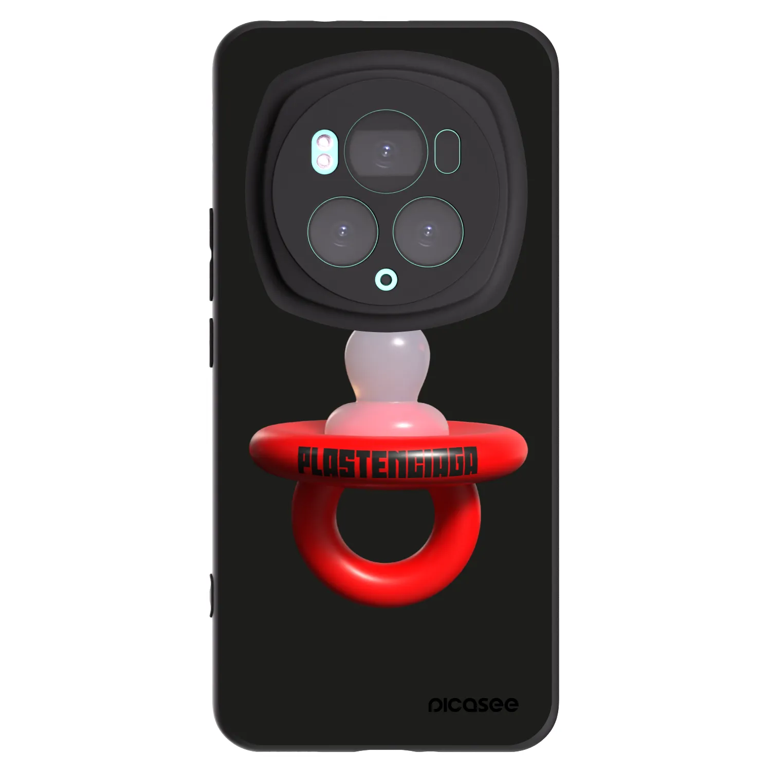 Picasee silikonowe czarne etui na Honor Magic6 Pro - Le Dudel