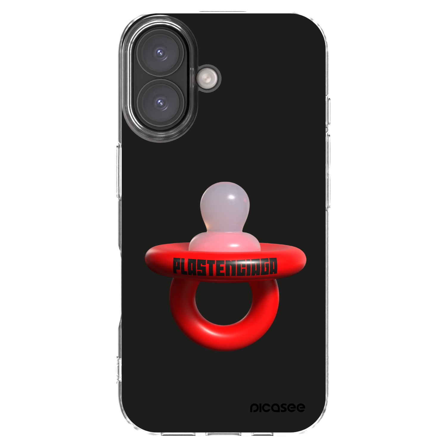 Picasee silikonowe przeźroczyste etui na Apple iPhone 16 - Le Dudel