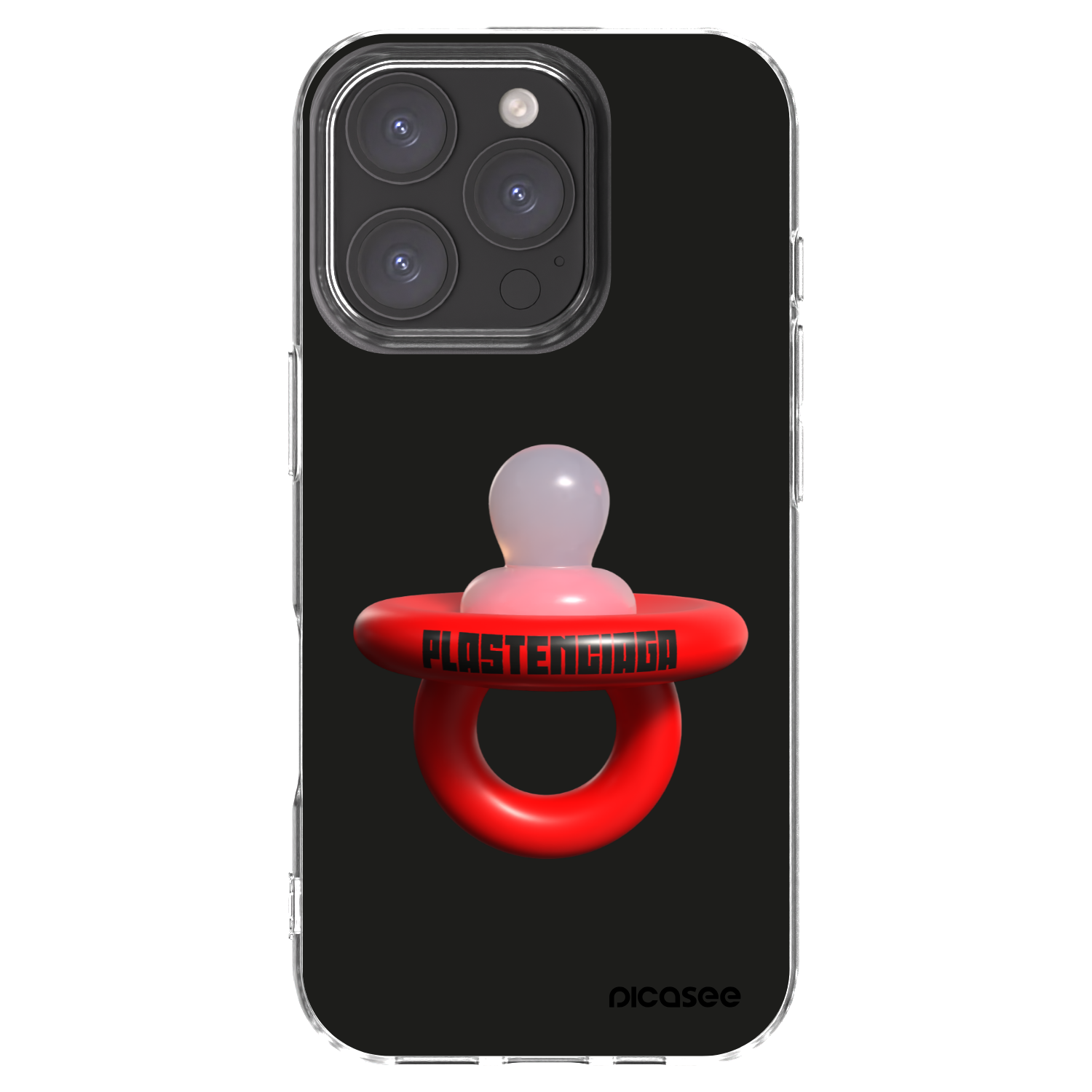 Picasee silikonowe przeźroczyste etui na Apple iPhone 16 Pro - Le Dudel