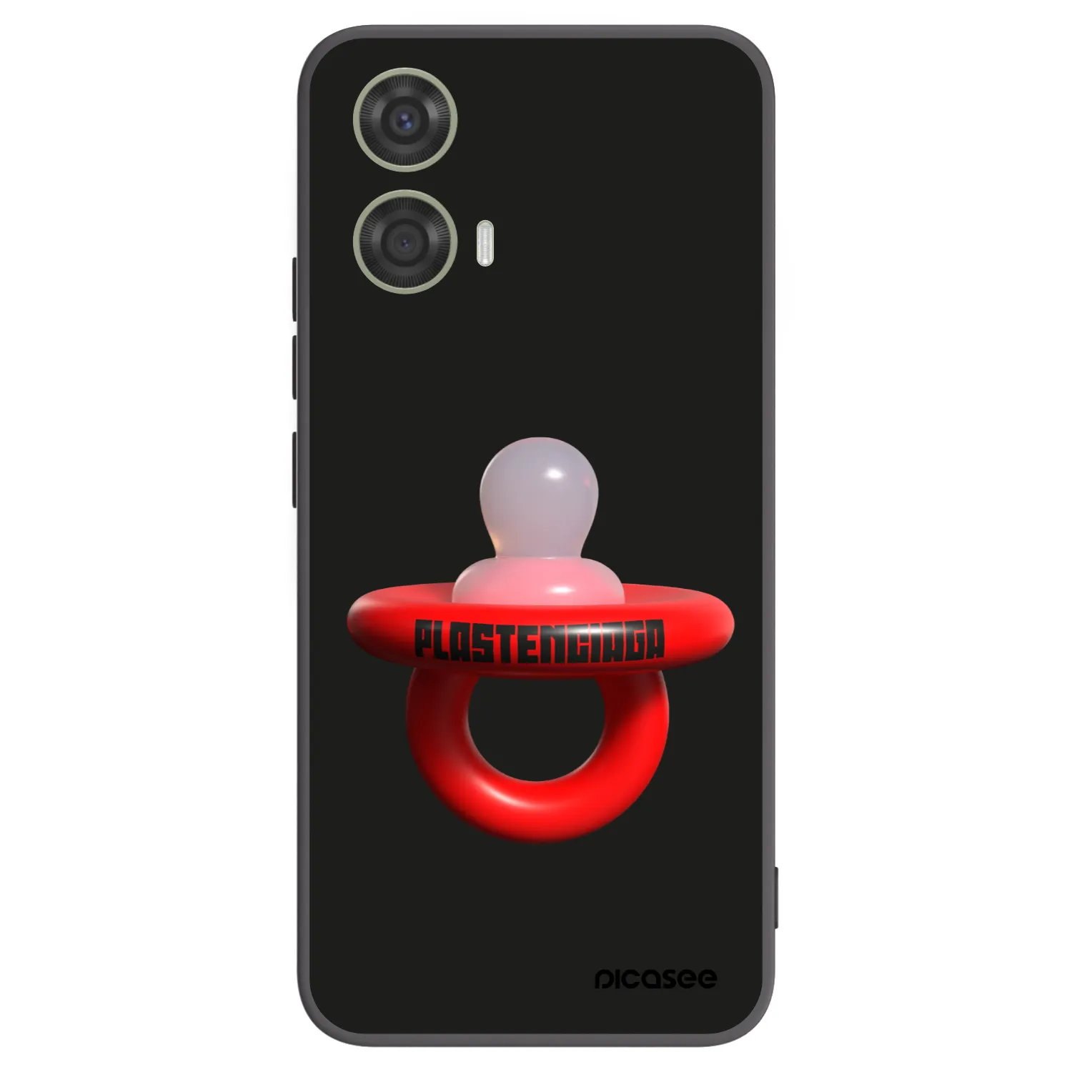 Picasee silikonowe czarne etui na Motorola Moto G24 - Le Dudel