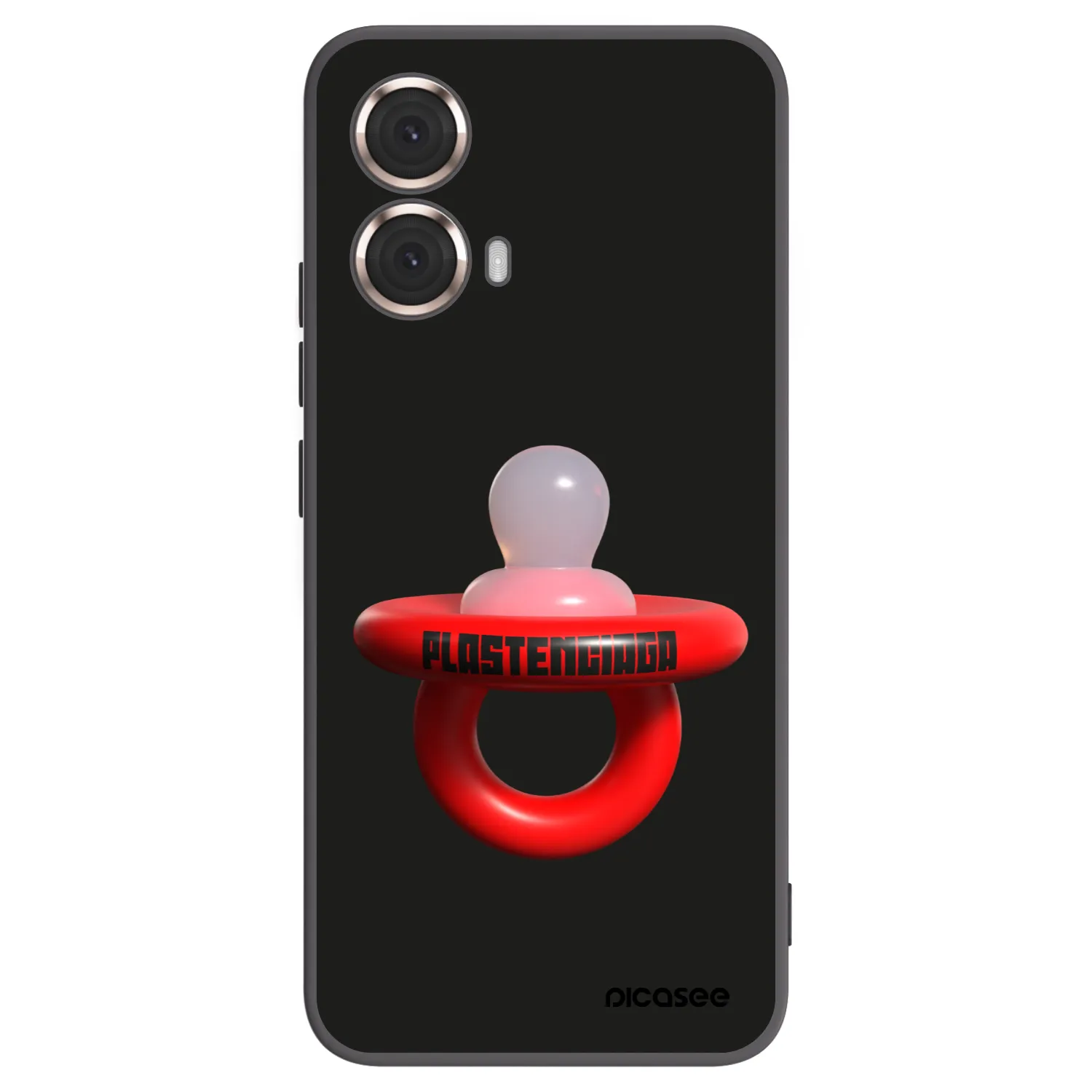 Picasee silikonowe czarne etui na Motorola Moto G85 - Le Dudel