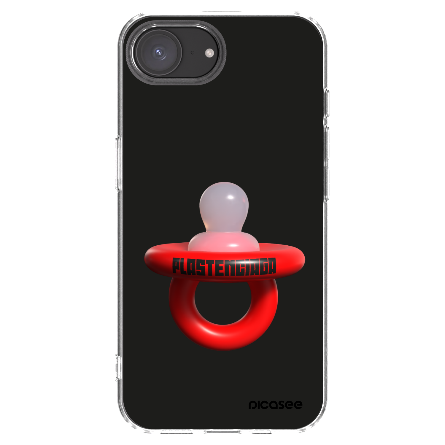 Picasee silikonowe przeźroczyste etui na Apple iPhone 16e - Le Dudel