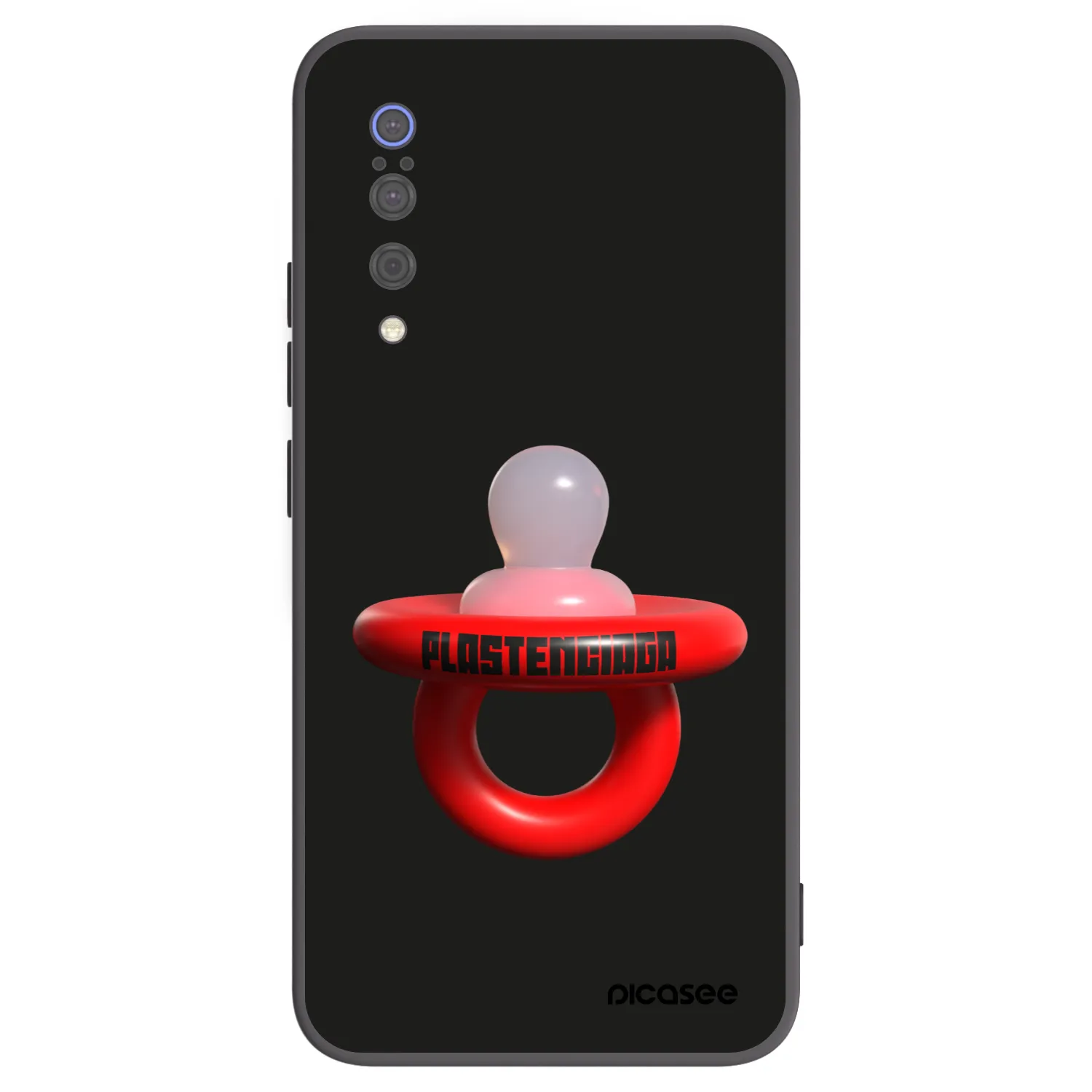 Picasee silikonowe czarne etui na Xiaomi Mi 9 - Le Dudel