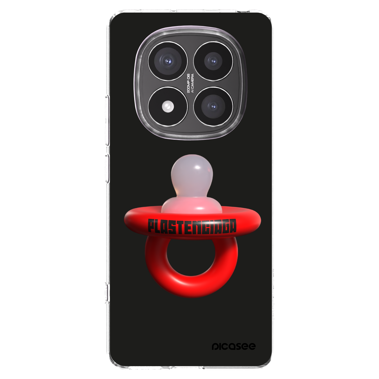 Picasee silikonowe przeźroczyste etui na Xiaomi Redmi Note 14 Pro+ 5G - Le Dudel