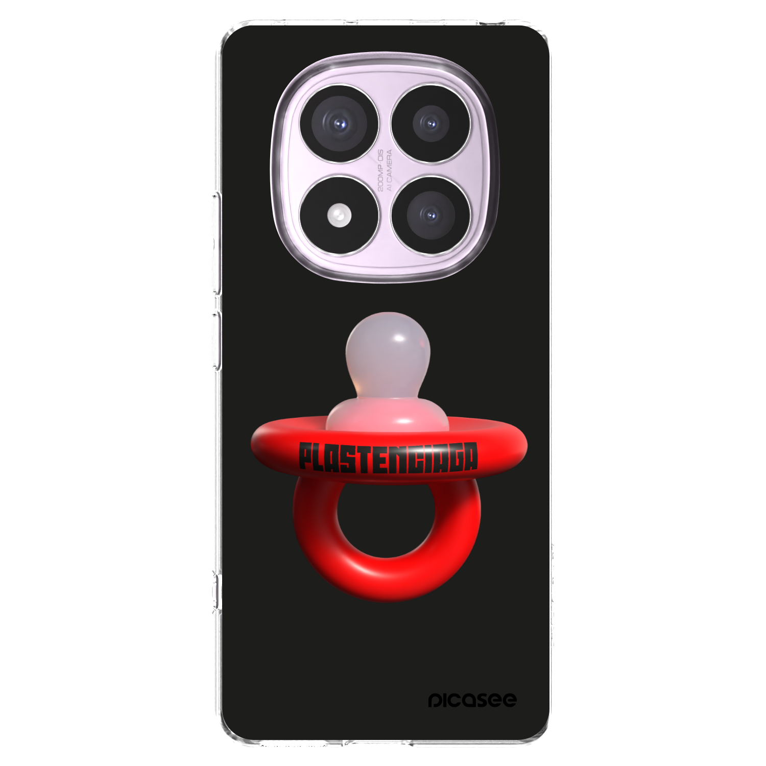 Picasee silikonowe przeźroczyste etui na Xiaomi Redmi Note 14 Pro 5G - Le Dudel
