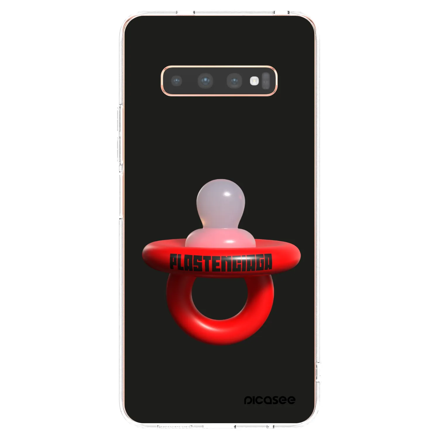 Picasee silikonowe przeźroczyste etui na Samsung Galaxy S10 Plus G975 - Le Dudel