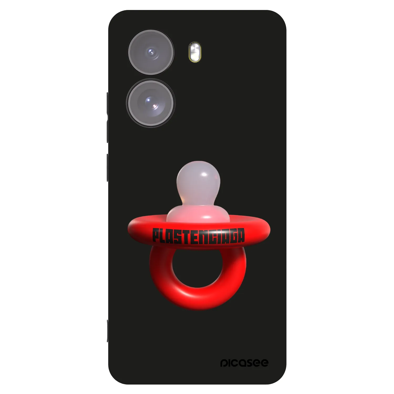 Picasee silikonowe czarne etui na Xiaomi Poco X7 - Le Dudel
