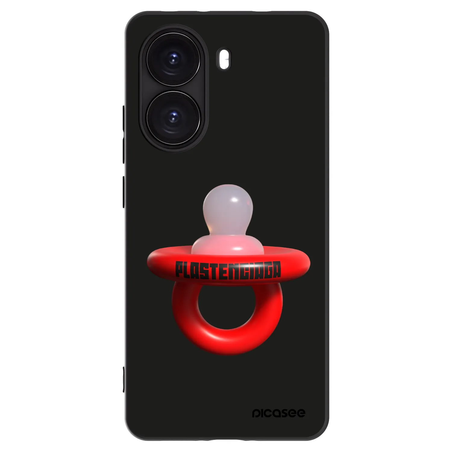 Picasee silikonowe czarne etui na Xiaomi Poco X7 Pro 5G - Le Dudel