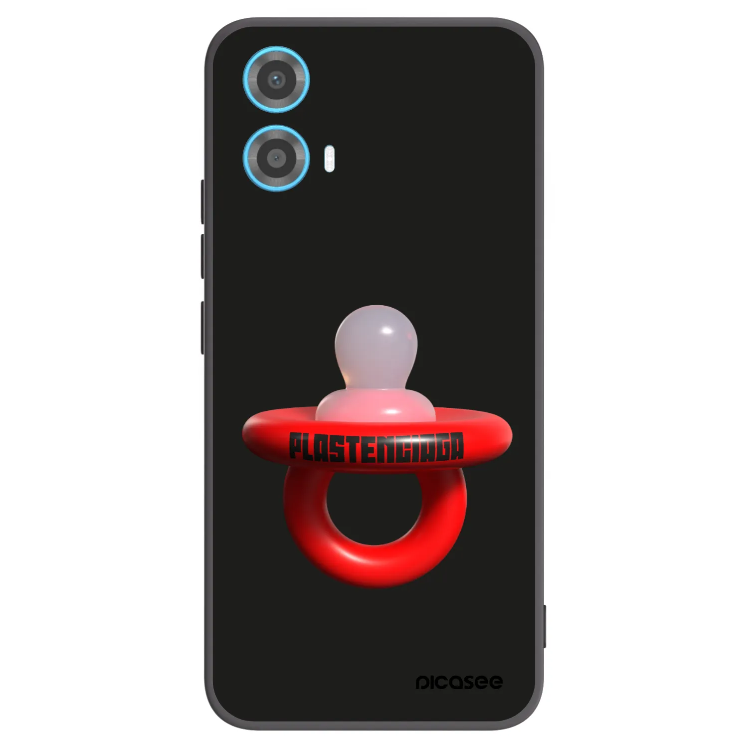 Picasee silikonowe czarne etui na Motorola Moto G34 5G - Le Dudel