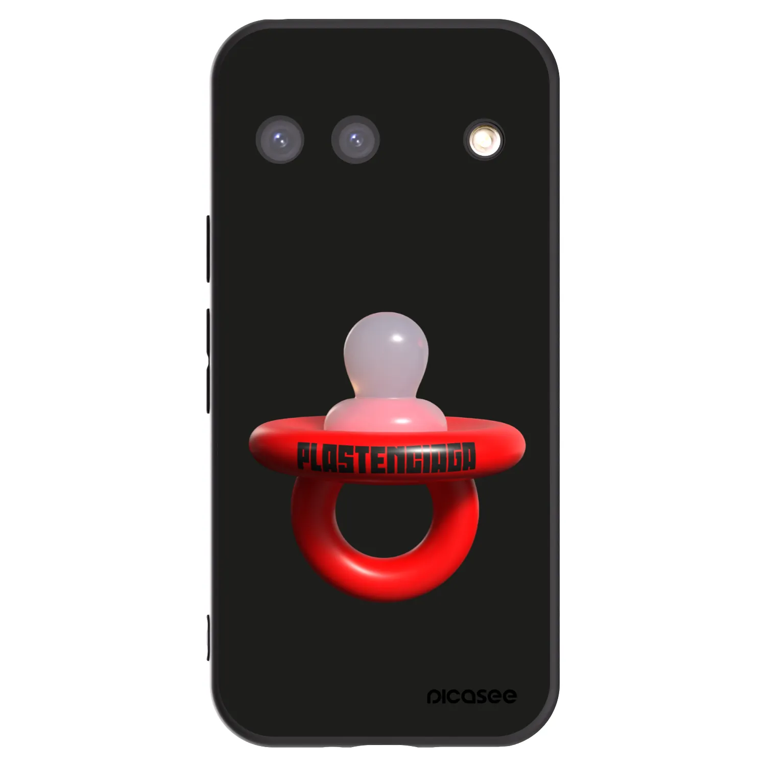 Picasee silikonowe czarne etui na Google Pixel 9 - Le Dudel
