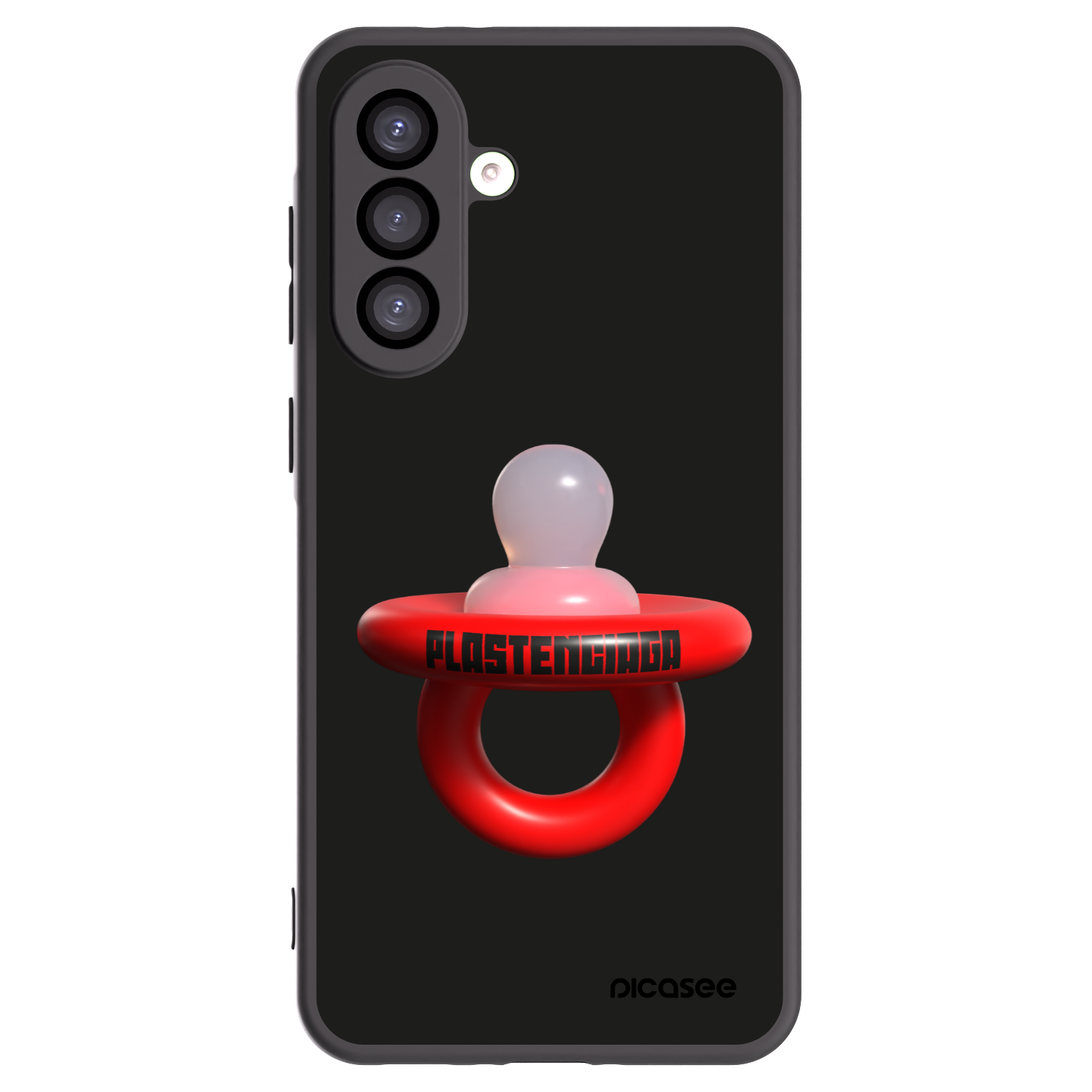 Picasee silikonowe czarne etui na Samsung Galaxy A26 5G A266B - Le Dudel