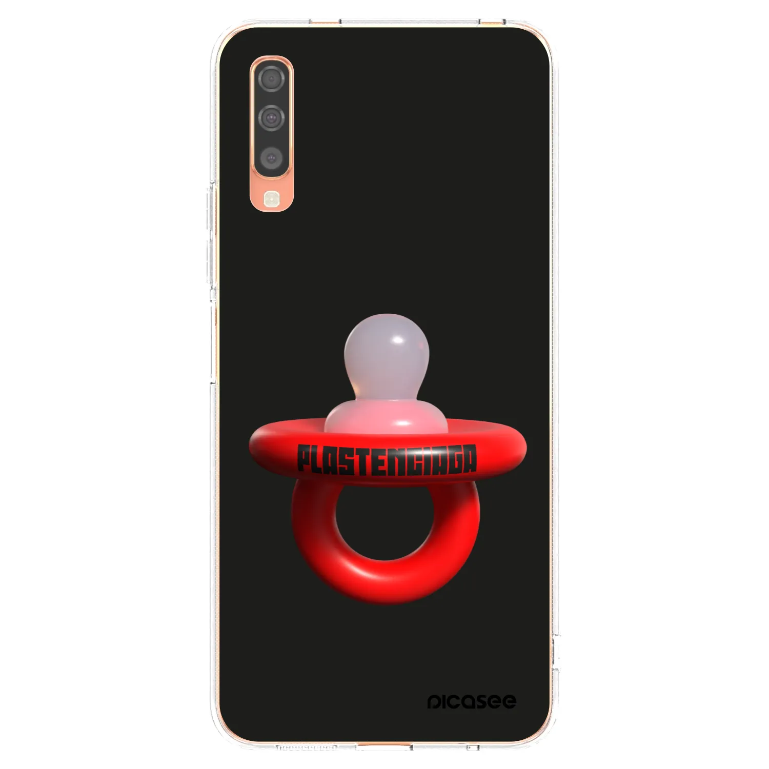 Picasee silikonowe przeźroczyste etui na Samsung Galaxy A70 A705F - Le Dudel