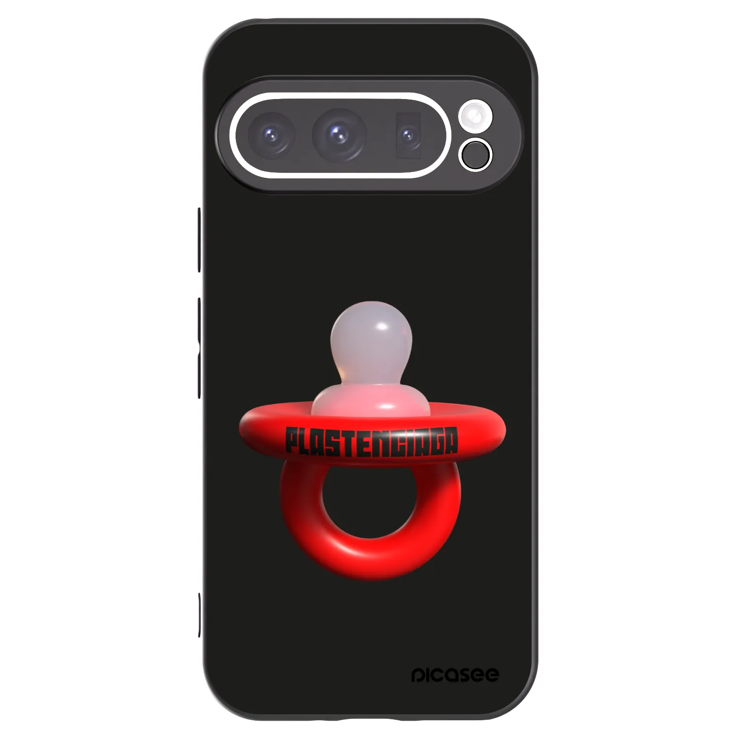 Picasee silikonowe czarne etui na Google Pixel 9 Pro XL - Le Dudel