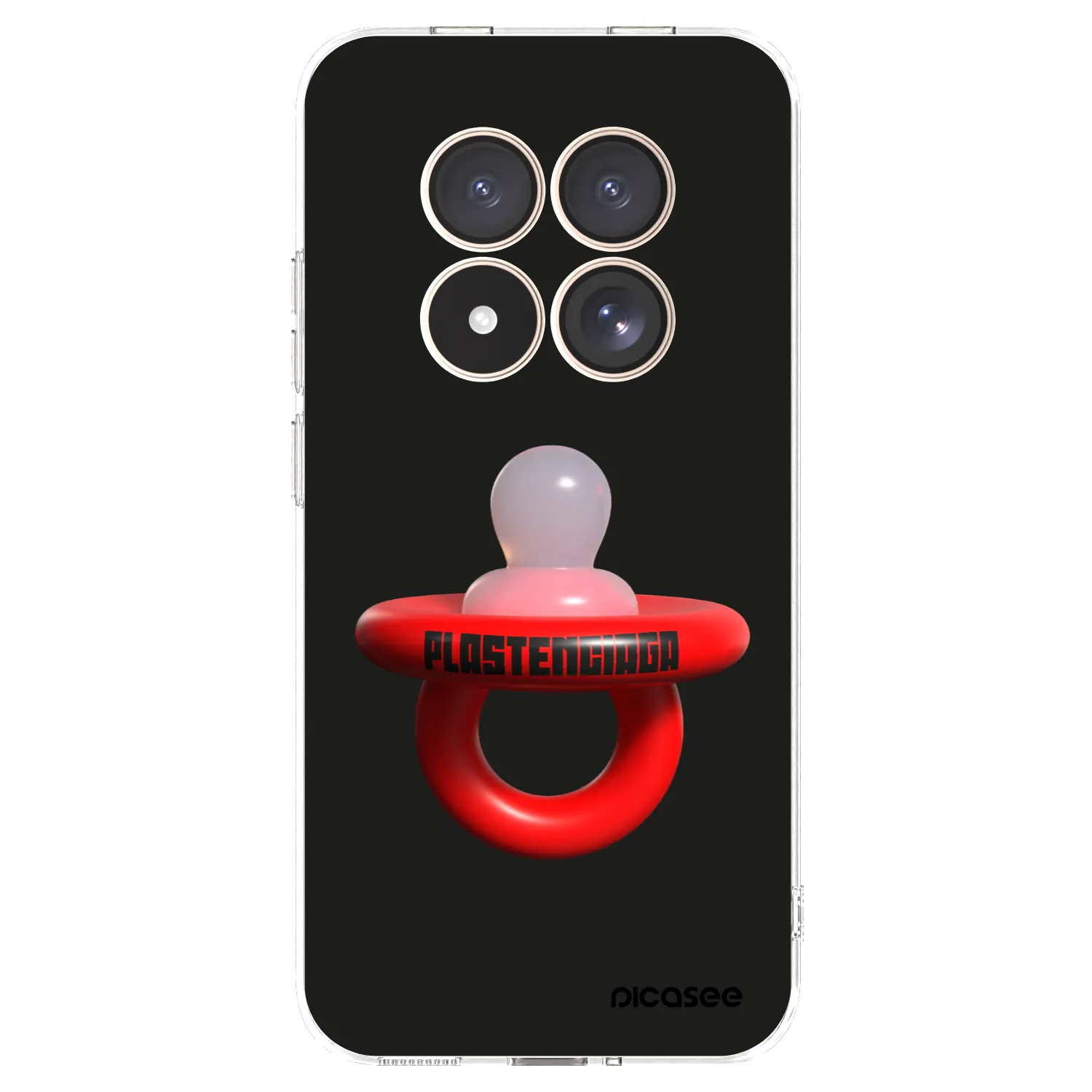 Picasee silikonowe przeźroczyste etui na Xiaomi Redmi Note 15 Pro 4G - Le Dudel