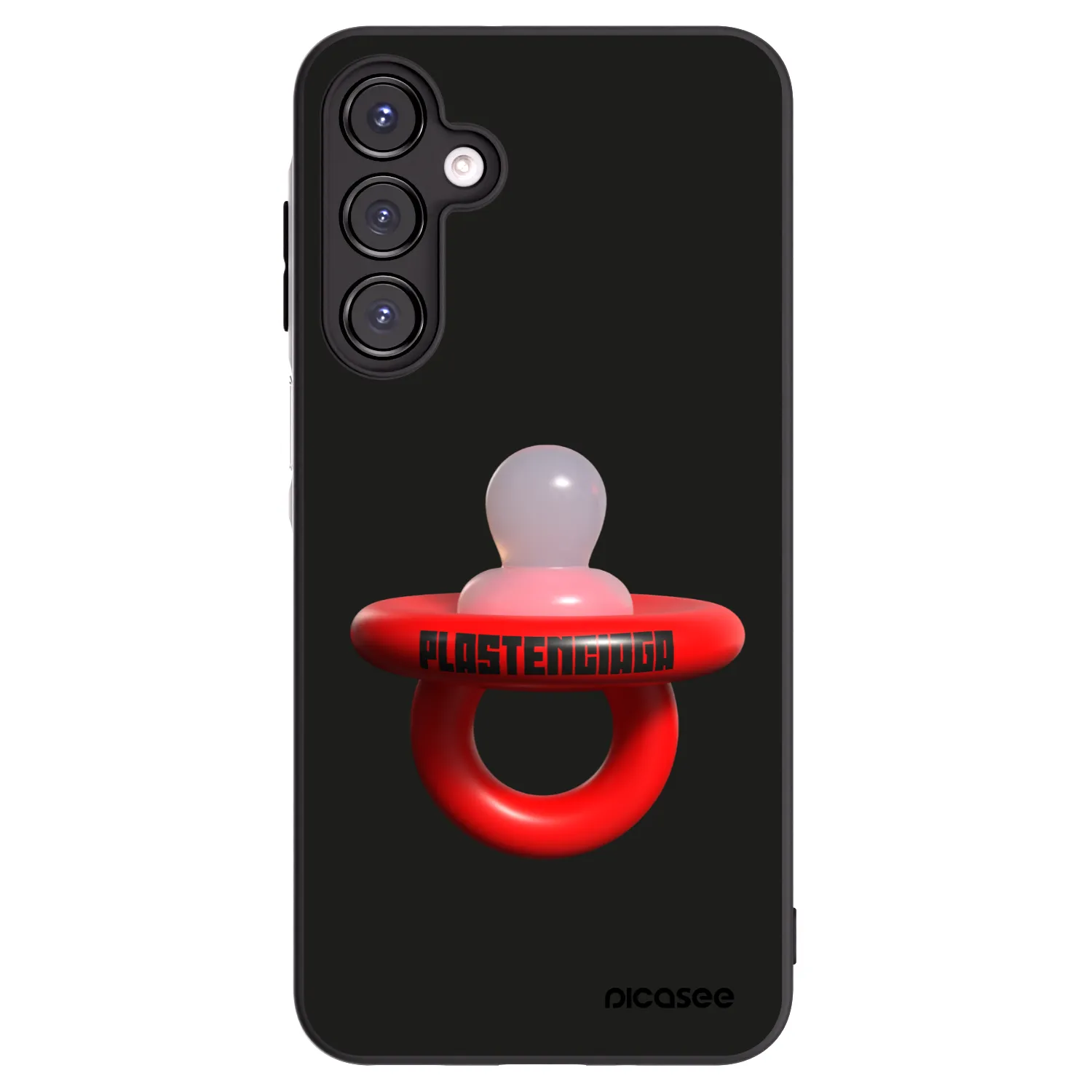 Picasee silikonowe czarne etui na Samsung Galaxy A16 4G - Le Dudel
