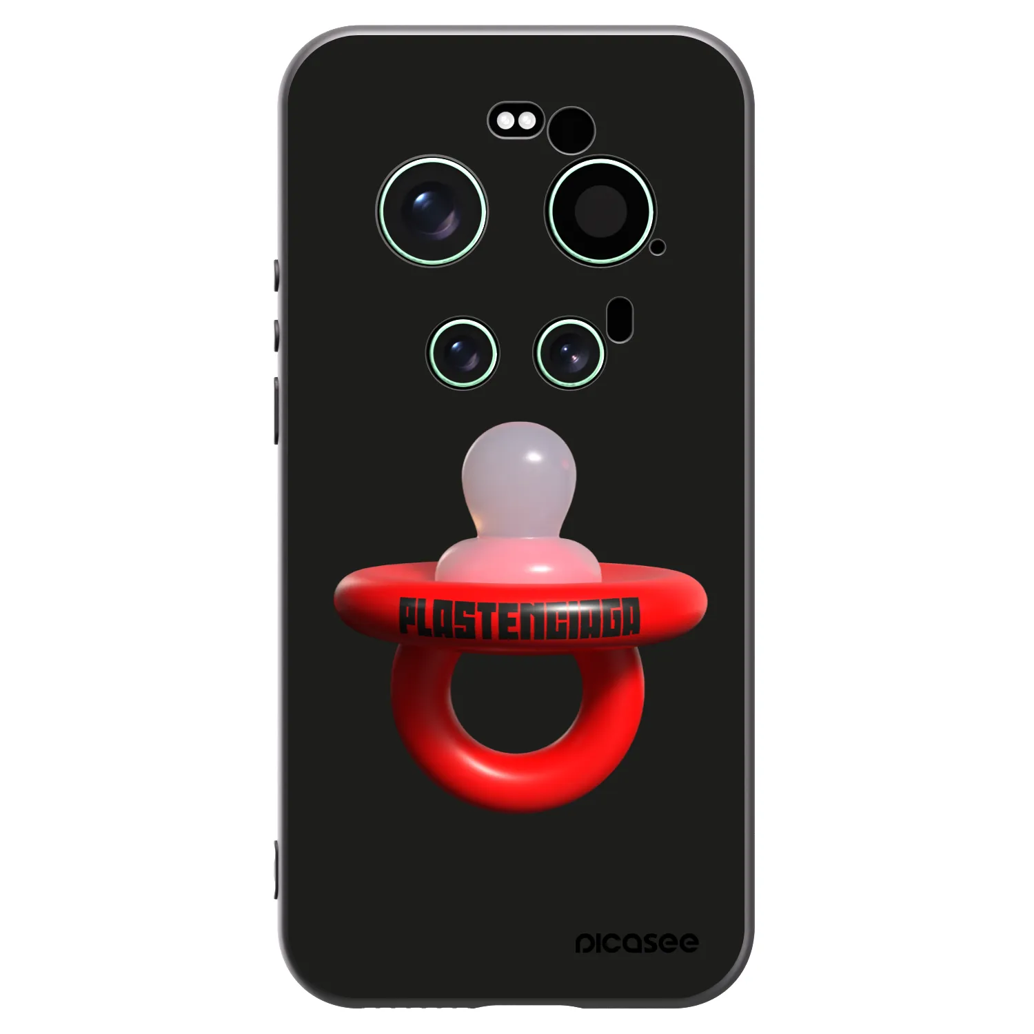 Picasee silikonowe czarne etui na Xiaomi 17 Ultra - Le Dudel