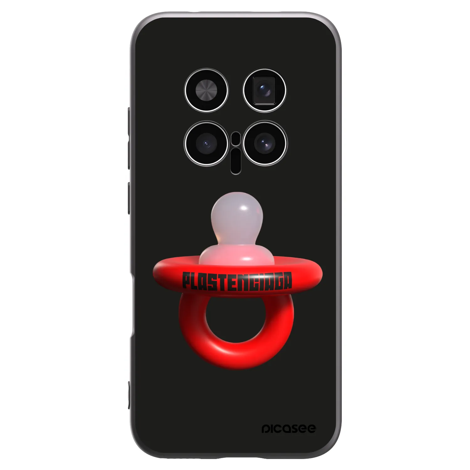 Picasee silikonowe czarne etui na Honor Magic8 Pro 5G - Le Dudel