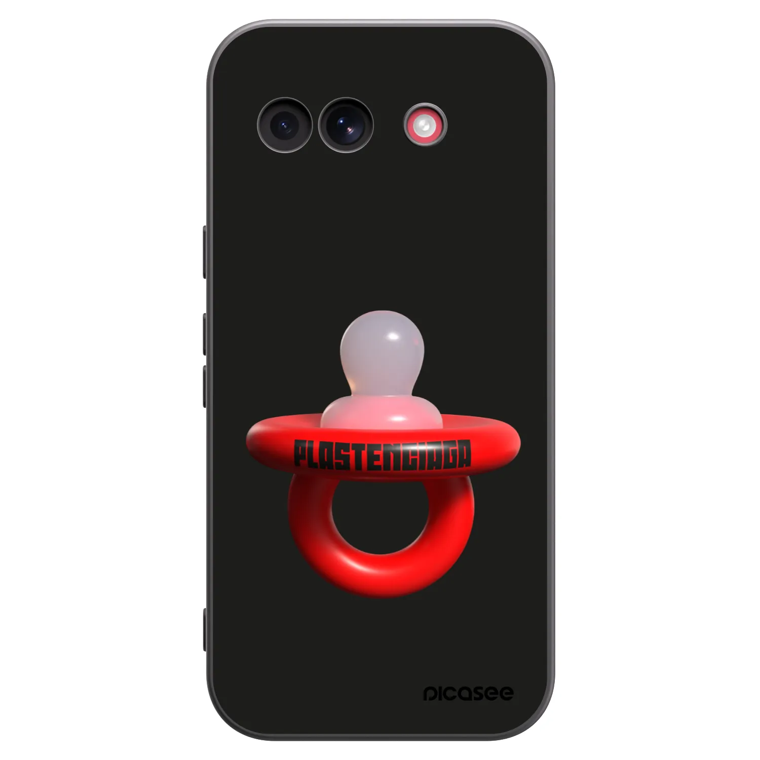 Picasee silikonowe czarne etui na Google Pixel 10a - Le Dudel
