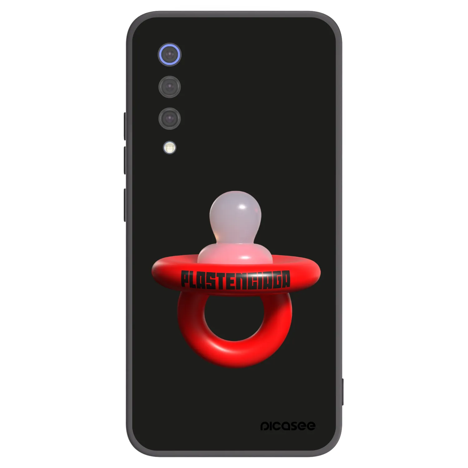 Picasee silikonowe czarne etui na Xiaomi Mi 9 SE - Le Dudel