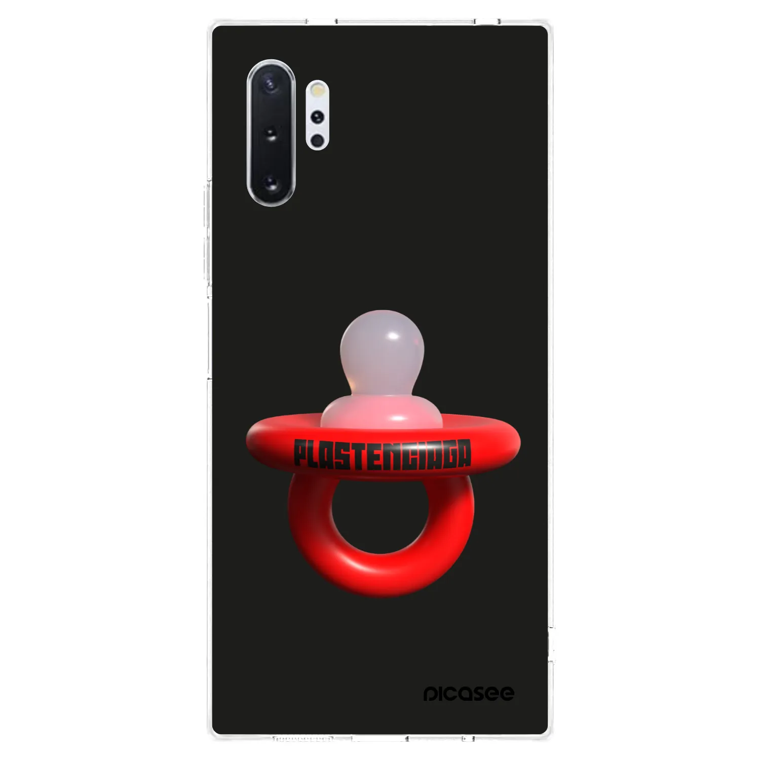 Picasee silikonowe przeźroczyste etui na Samsung Galaxy Note 10+ N975F - Le Dudel