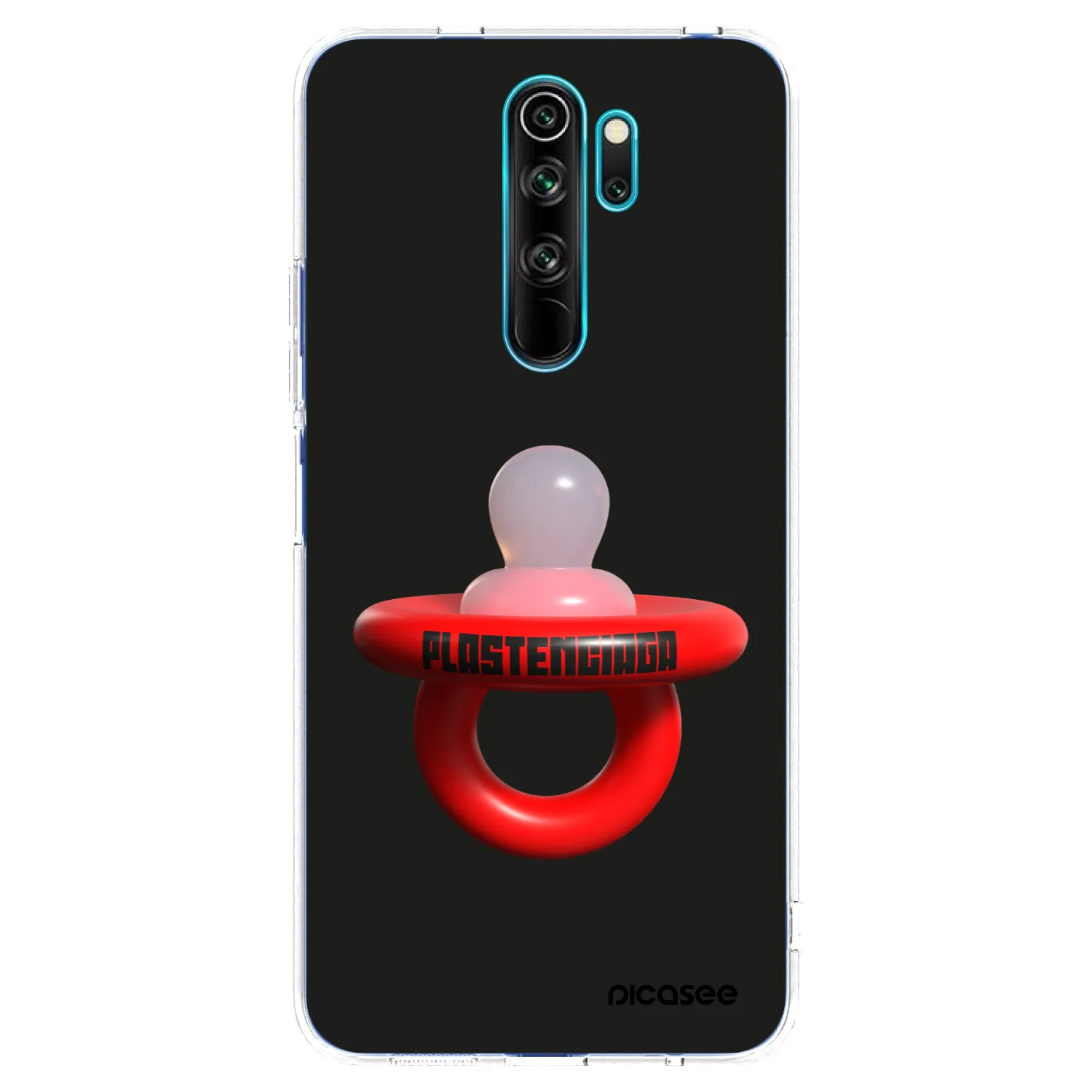 Picasee silikonowe przeźroczyste etui na Xiaomi Redmi Note 8 Pro - Le Dudel