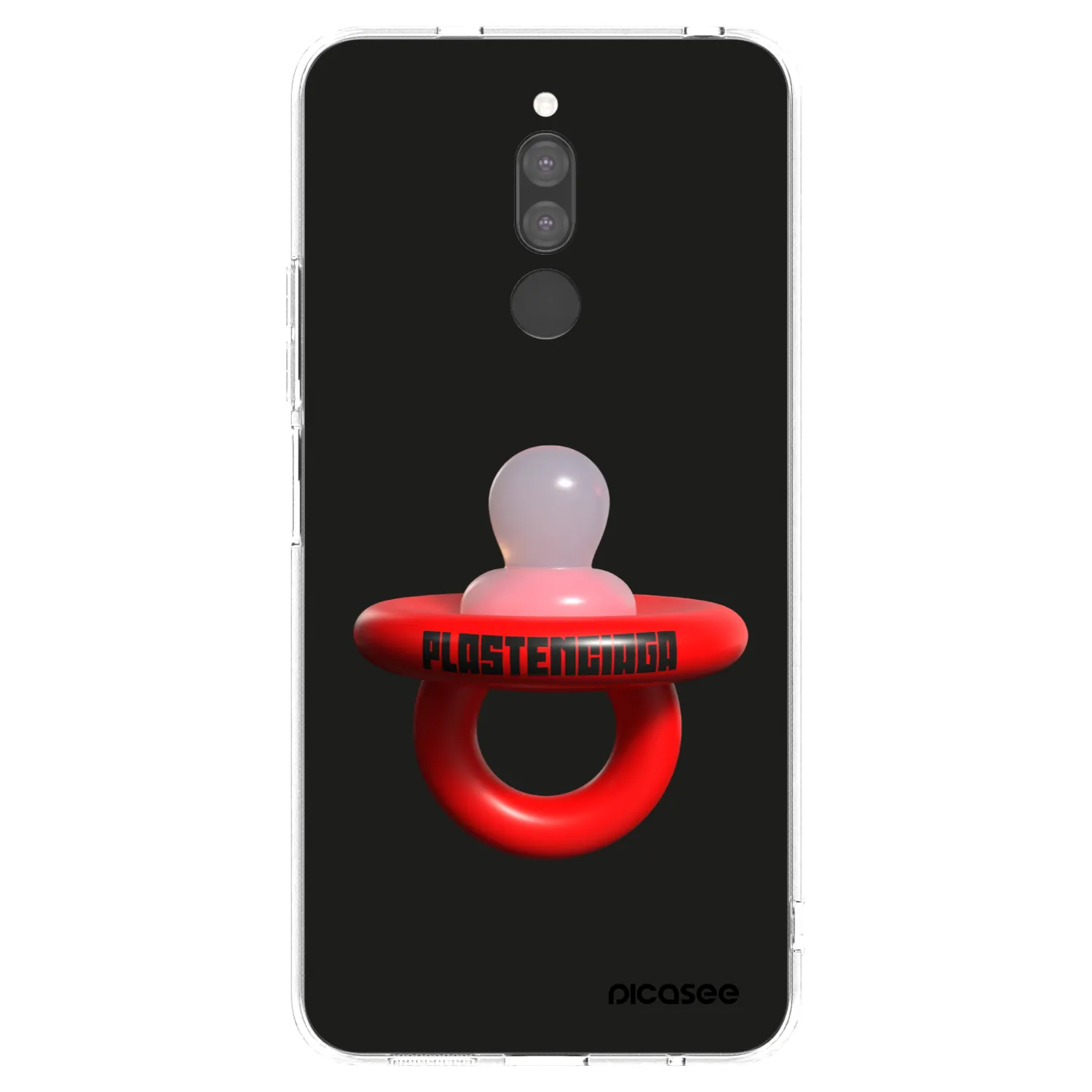 Picasee silikonowe przeźroczyste etui na Xiaomi Redmi 8 - Le Dudel