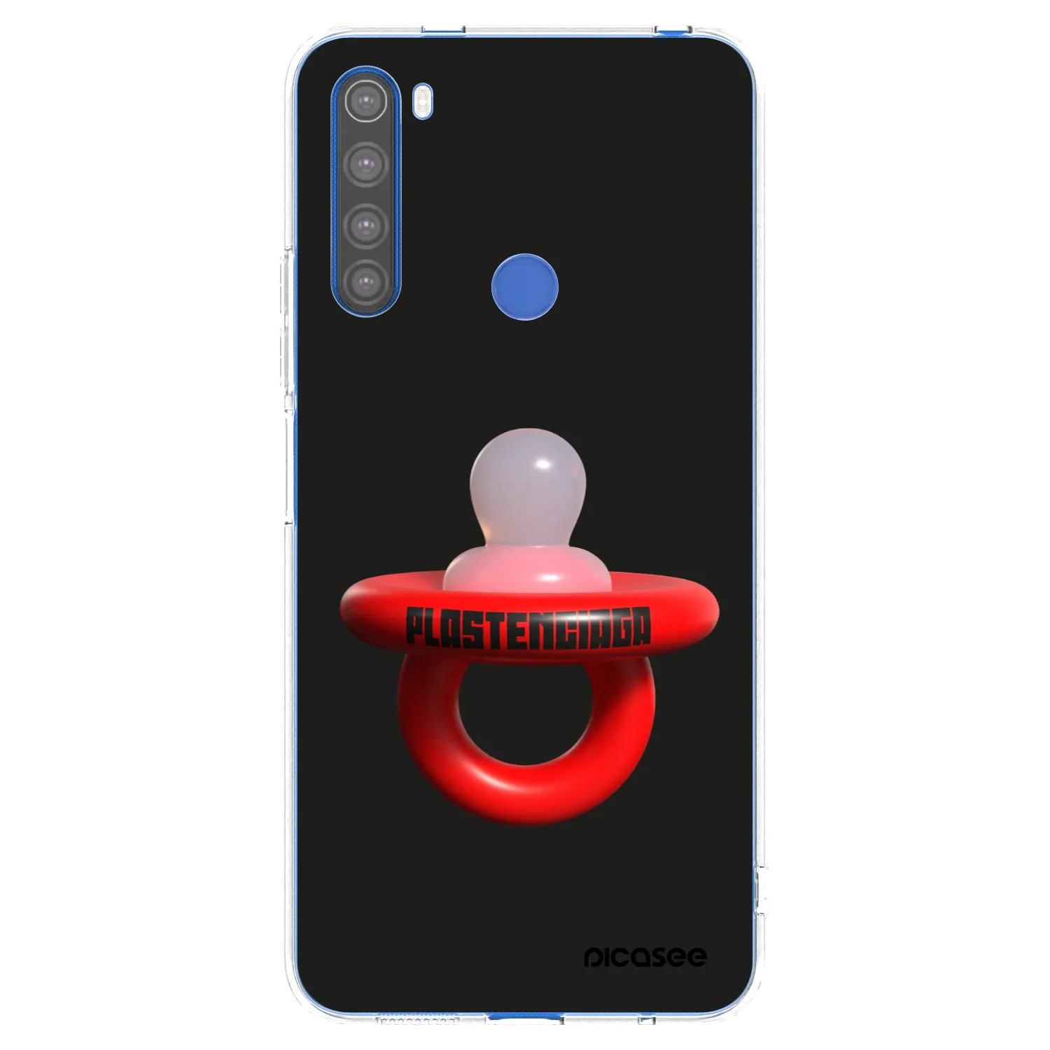 Picasee silikonowe przeźroczyste etui na Xiaomi Redmi Note 8T - Le Dudel