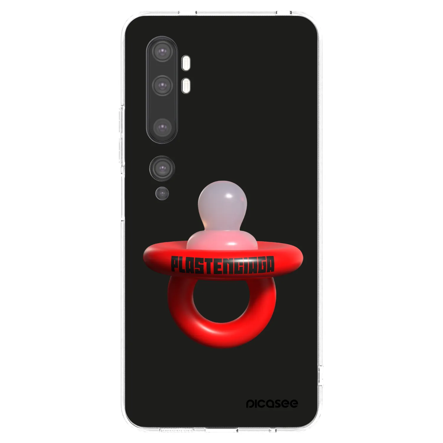 Picasee silikonowe przeźroczyste etui na Xiaomi Mi Note 10 (Pro) - Le Dudel