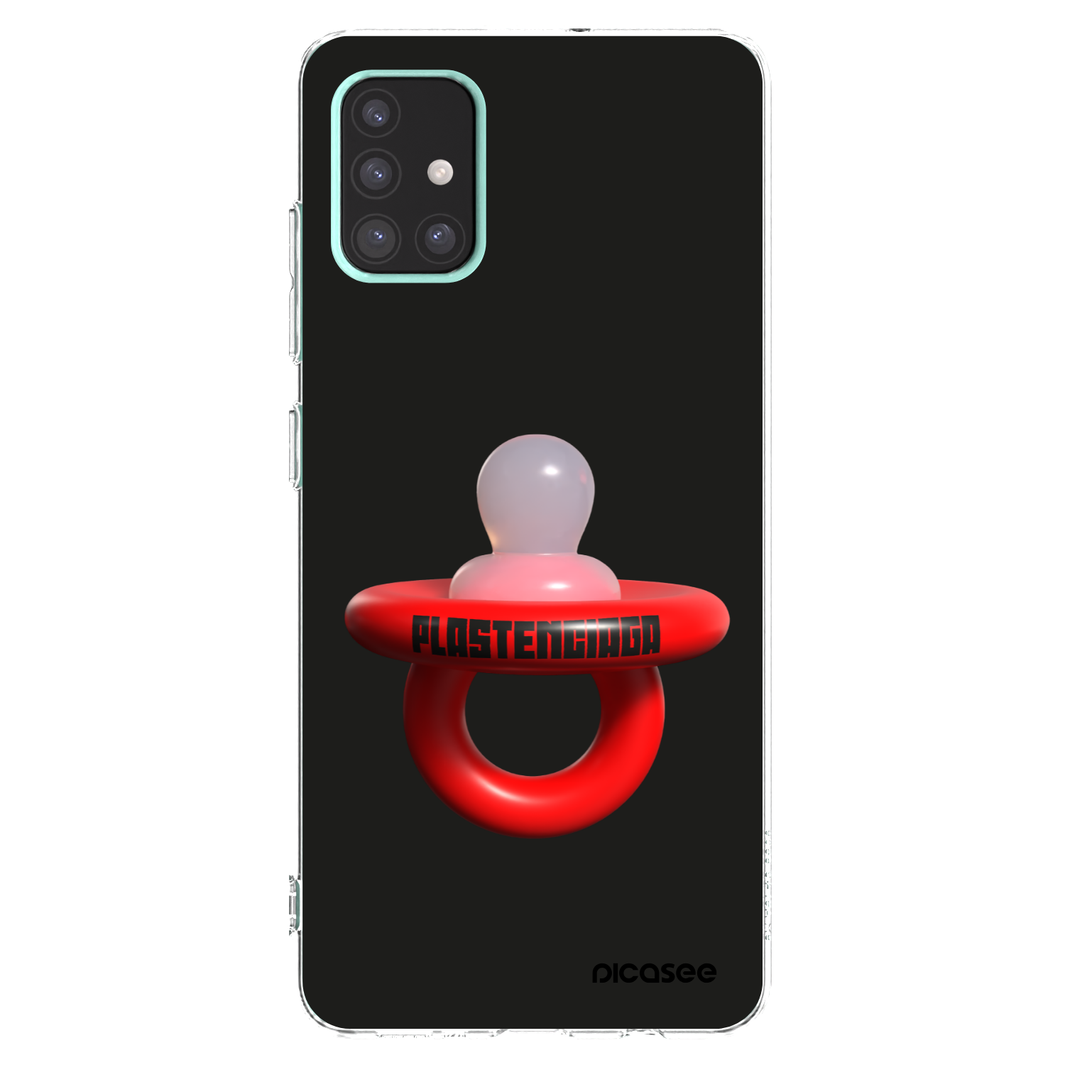 Picasee silikonowe przeźroczyste etui na Samsung Galaxy A51 A515F - Le Dudel