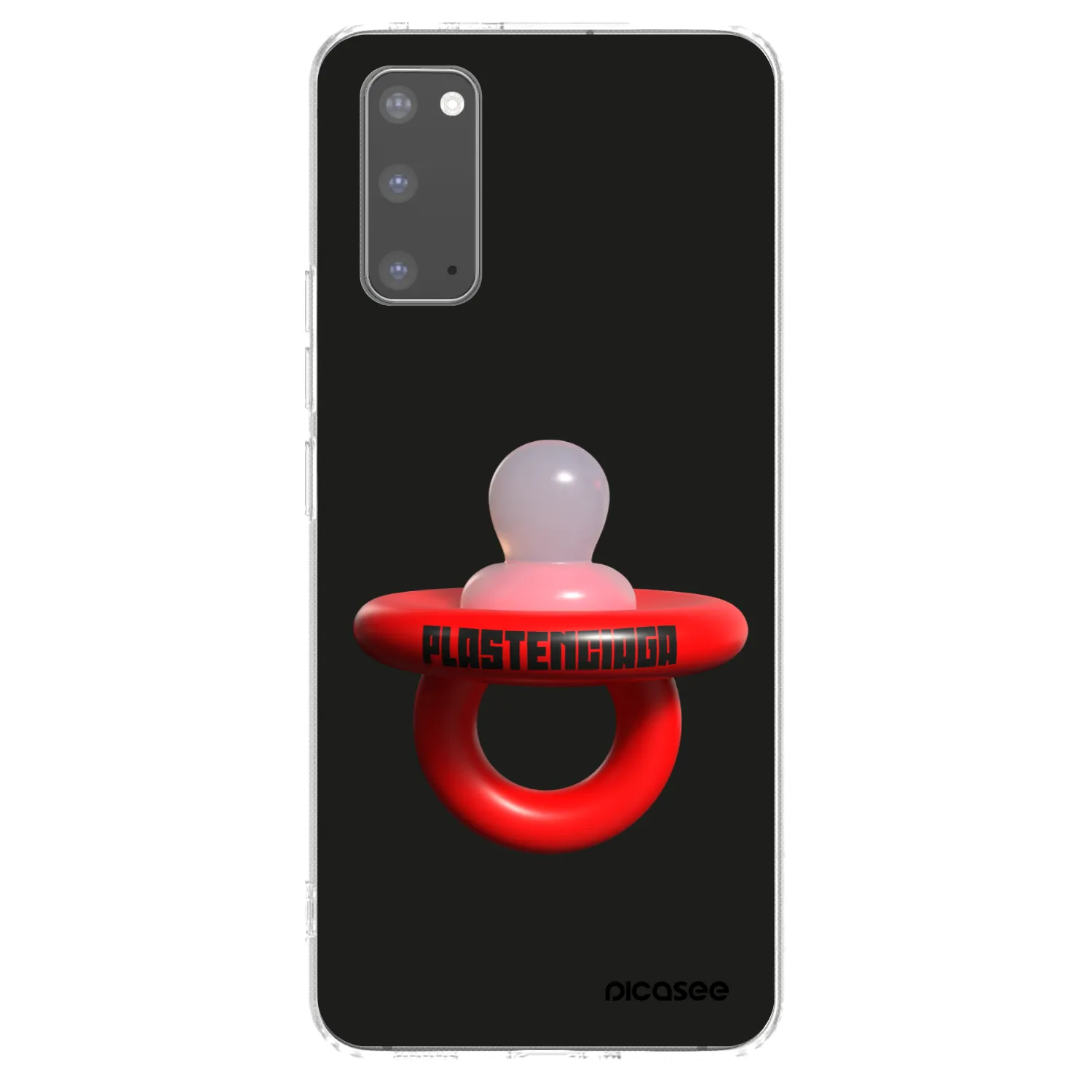 Picasee silikonowe przeźroczyste etui na Samsung Galaxy S20 G980F - Le Dudel