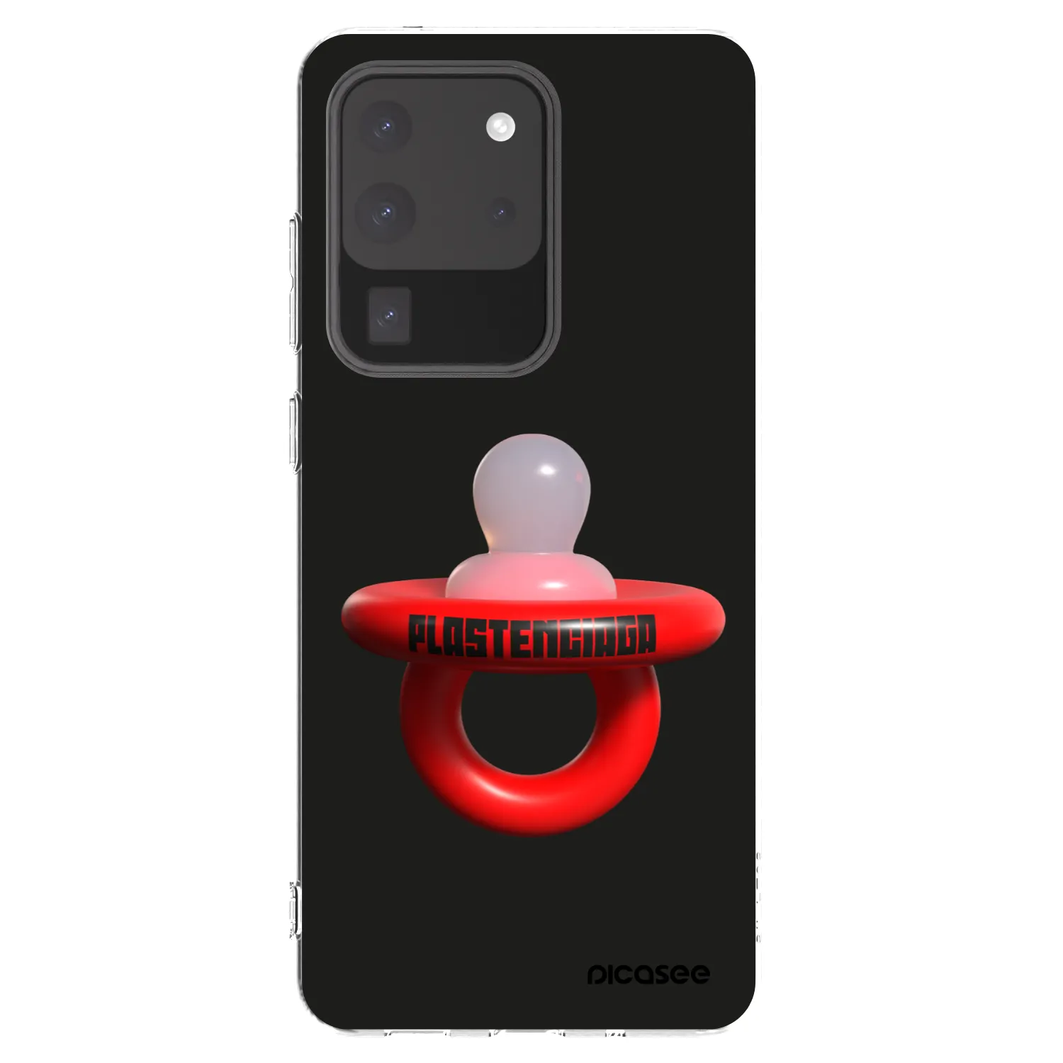 Picasee silikonowe przeźroczyste etui na Samsung Galaxy S20 Ultra 5G G988F - Le Dudel