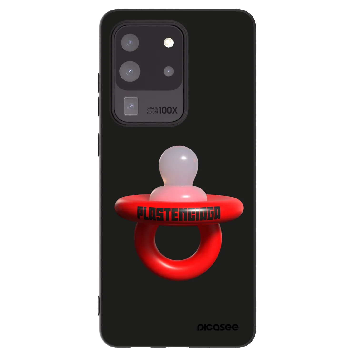 Picasee silikonowe czarne etui na Samsung Galaxy S20 Ultra 5G G988F - Le Dudel