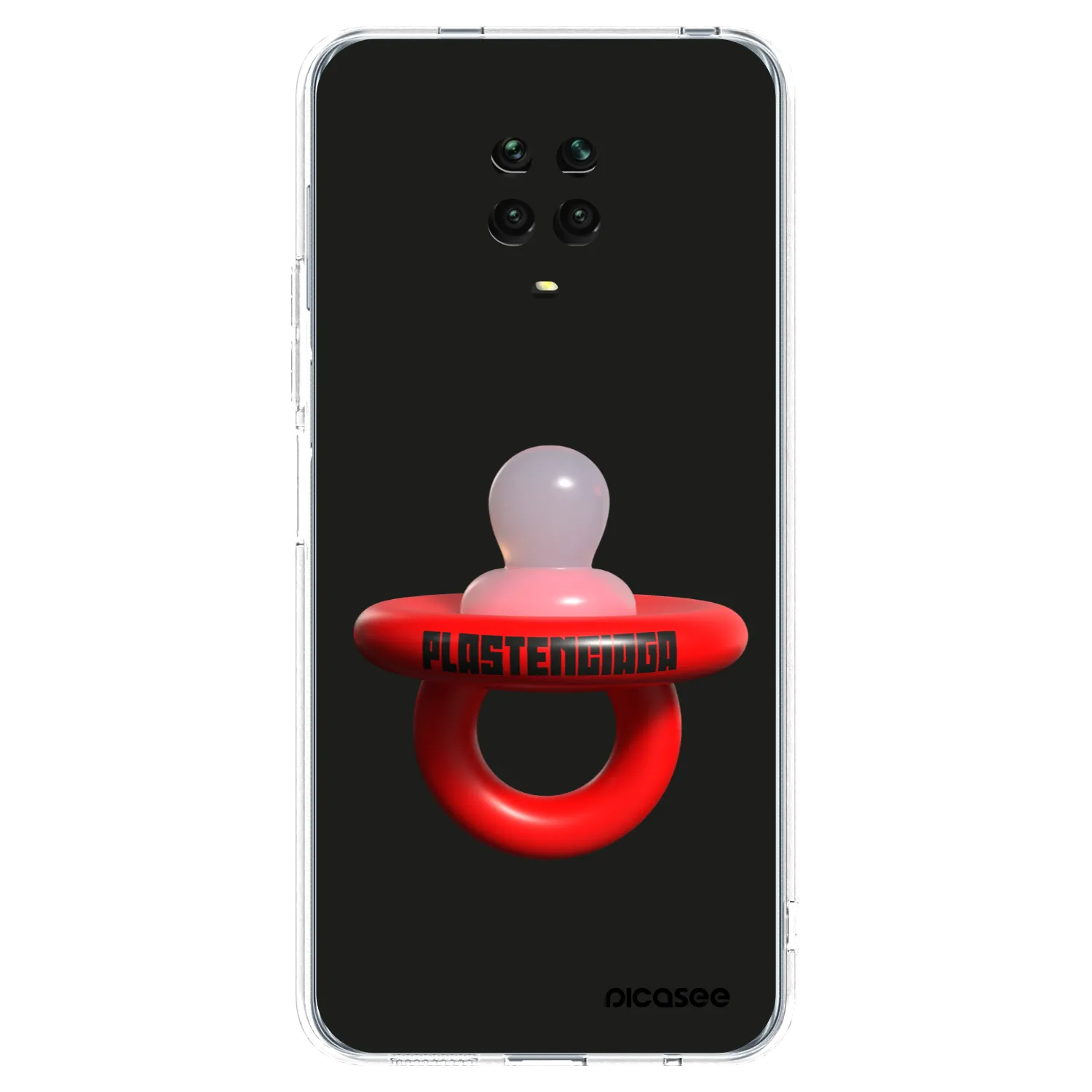 Picasee silikonowe przeźroczyste etui na Xiaomi Redmi Note 9S - Le Dudel