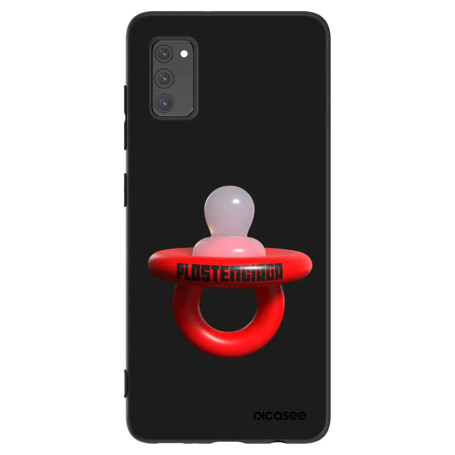 Picasee silikonowe czarne etui na Samsung Galaxy A41 A415F - Le Dudel