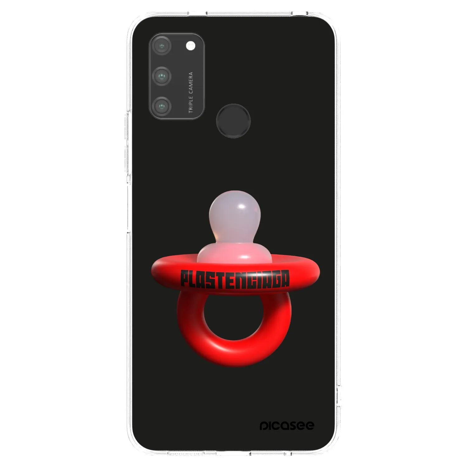 Picasee silikonowe przeźroczyste etui na Honor 9A - Le Dudel
