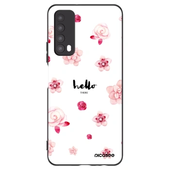 Picasee silikonowe czarne etui na Huawei P Smart 2021 - Hello there
