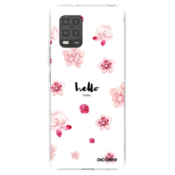 Picasee silikonowe przeźroczyste etui na Xiaomi Mi 10 Lite - Hello there