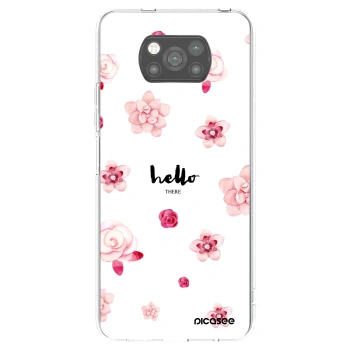 Picasee silikonowe czarne etui na Xiaomi Poco X3 Pro - Hello there