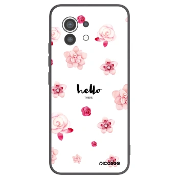 Picasee silikonowe czarne etui na Xiaomi Mi 11 - Hello there