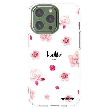 Picasee silikonowe przeźroczyste etui na Apple iPhone 13 Pro - Hello there