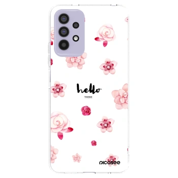 Picasee silikonowe przeźroczyste etui na Samsung Galaxy A32 4G SM-A325F - Hello there