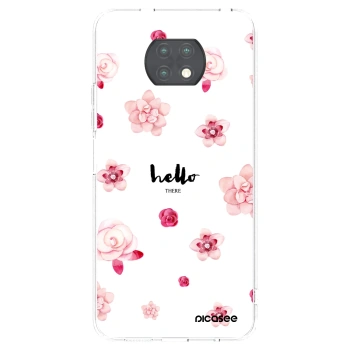 Picasee silikonowe przeźroczyste etui na Xiaomi Redmi Note 9T - Hello there