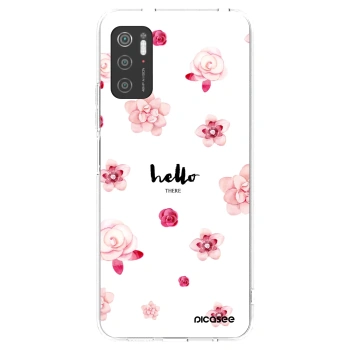 Picasee silikonowe przeźroczyste etui na Xiaomi Poco M3 Pro 5G - Hello there