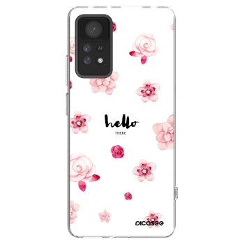 Picasee silikonowe przeźroczyste etui na Xiaomi Redmi Note 11 Pro 5G - Hello there